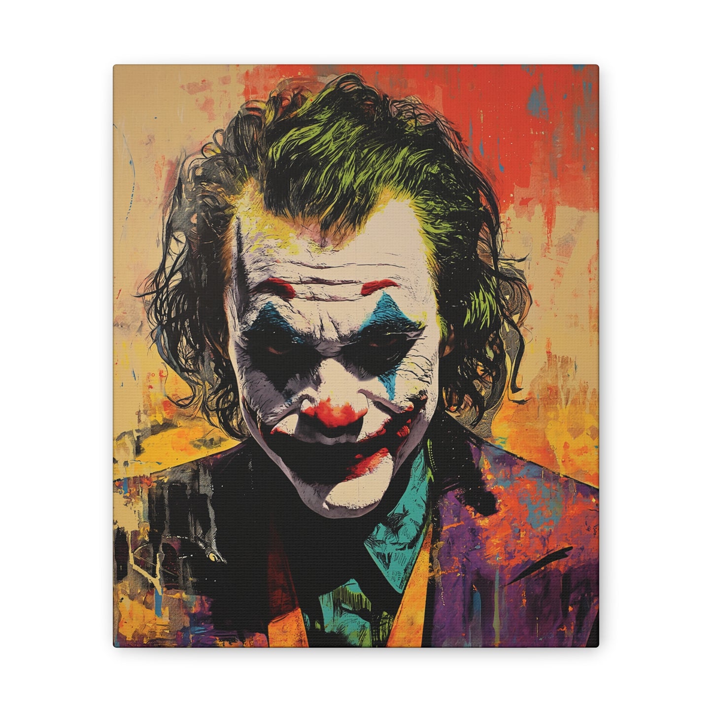 Joker 1 Canvas Stretched, 0.75"