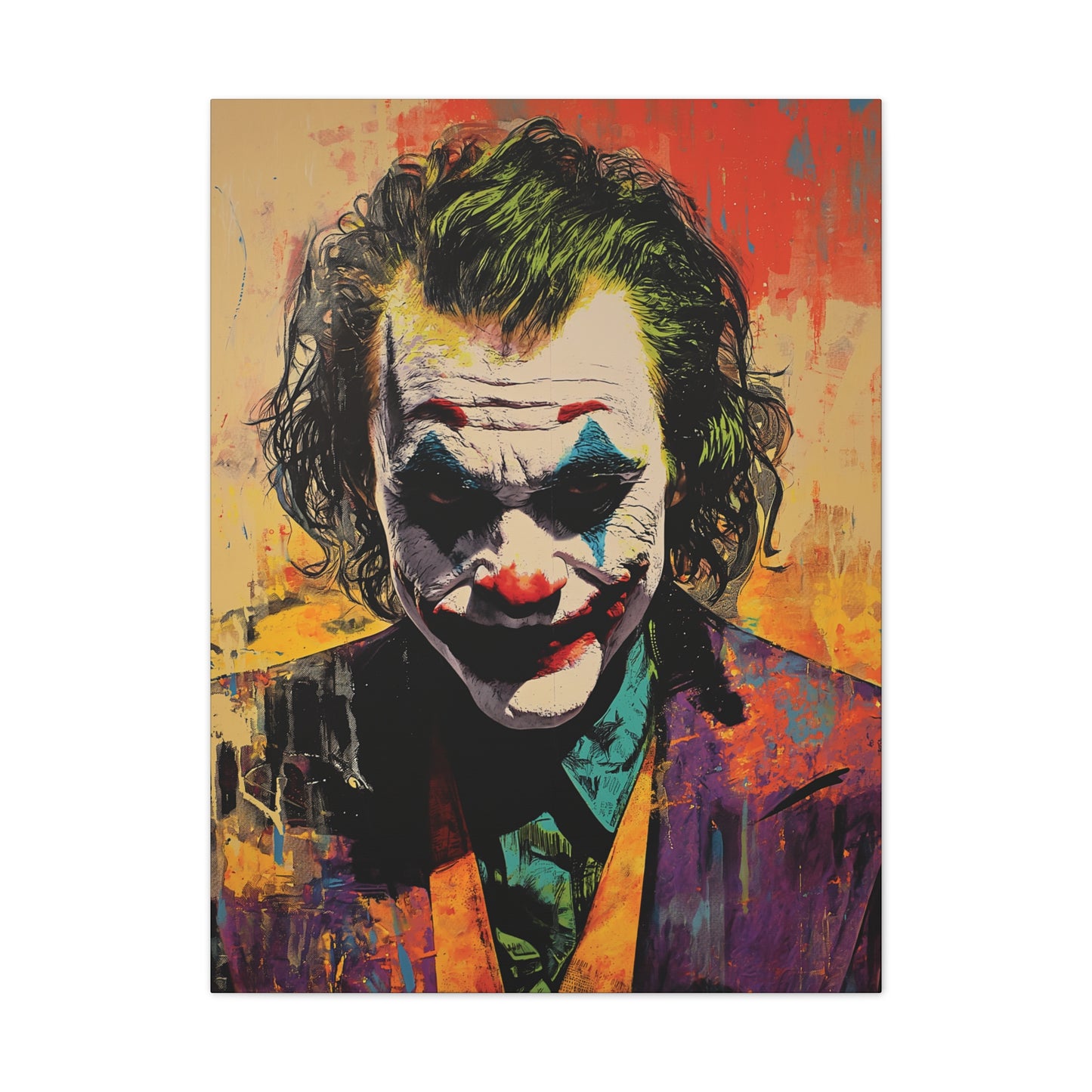 Joker 1 Canvas Stretched, 0.75"