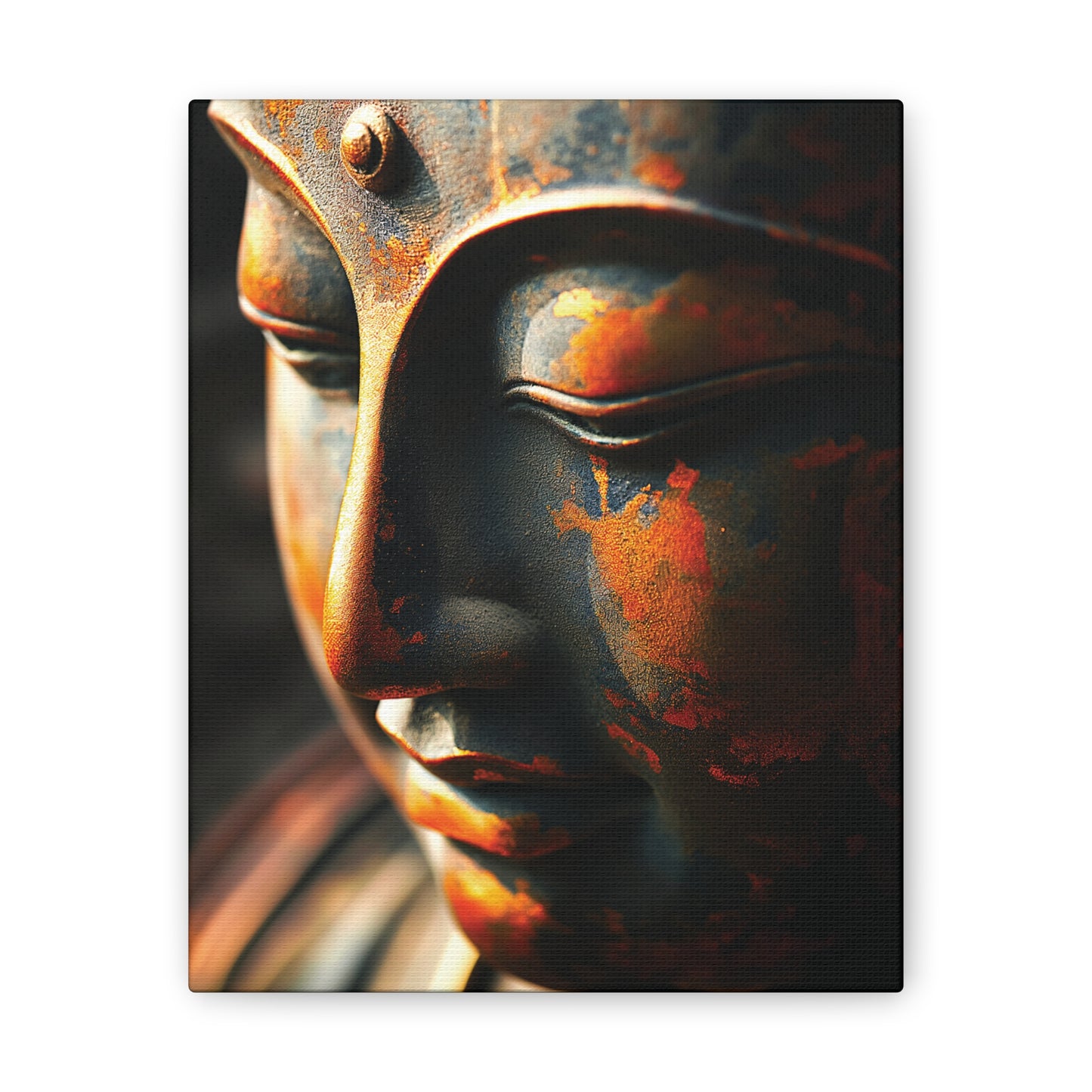 Buddha 21 Canvas Stretched, 0.75"