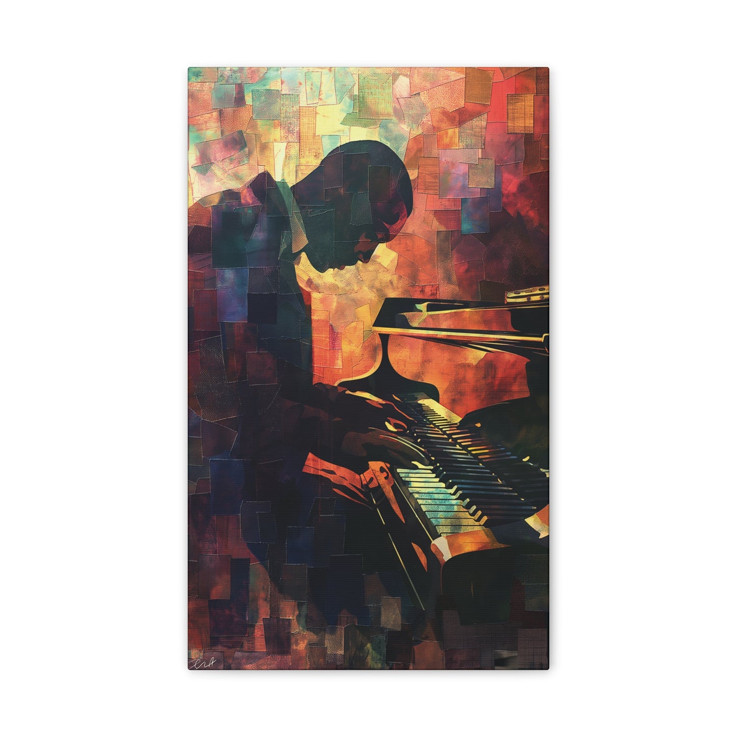 Piano 2 Canvas Stretched, 0.75"