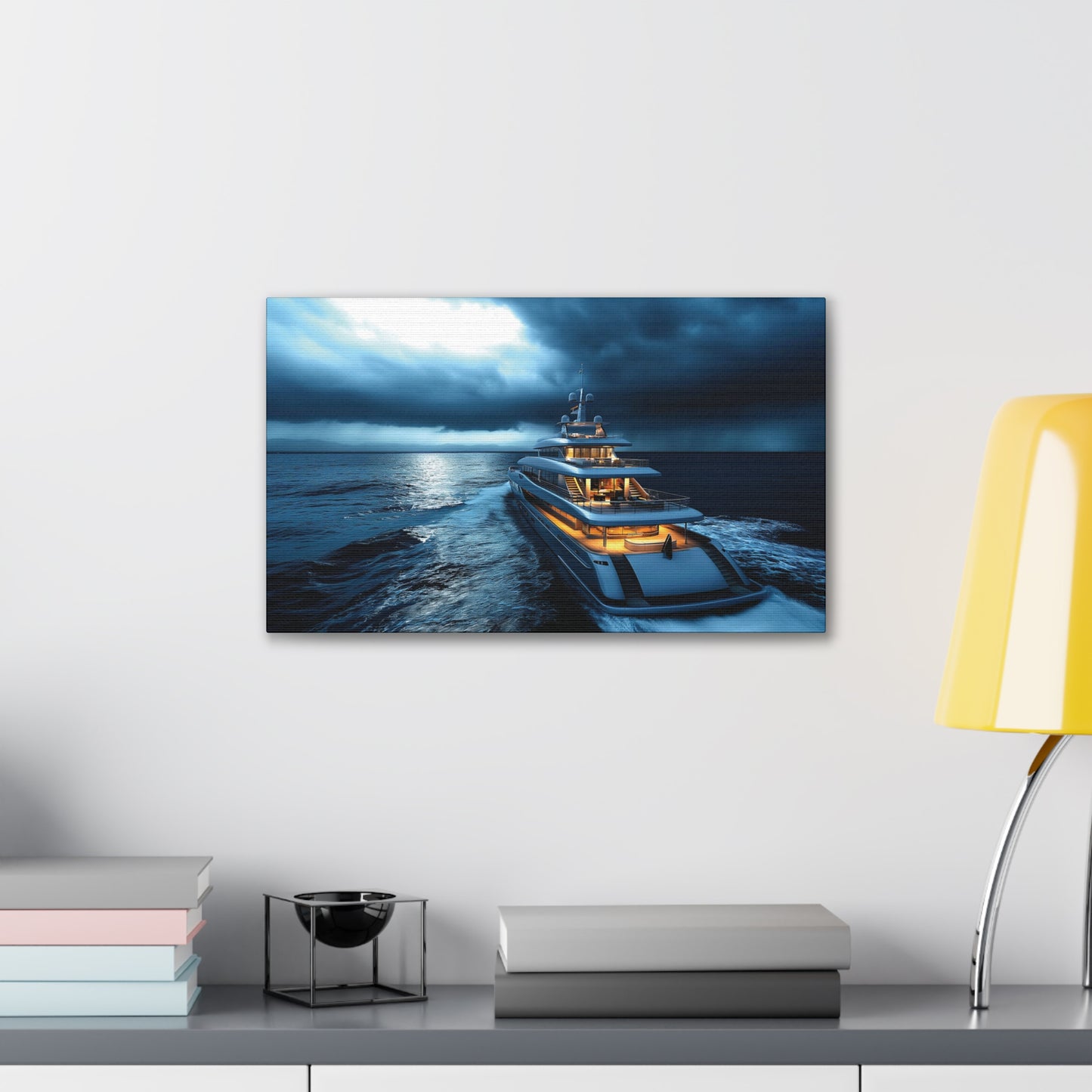 Mega-Yacht Dreams 2 Canvas Stretched, 0.75"