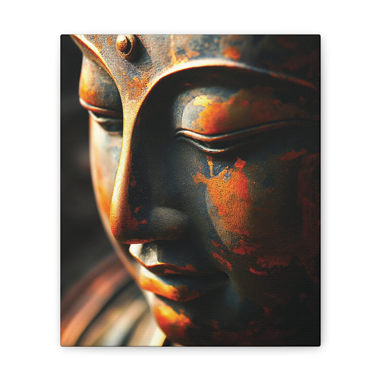 Buddha 21 Canvas Stretched, 0.75"