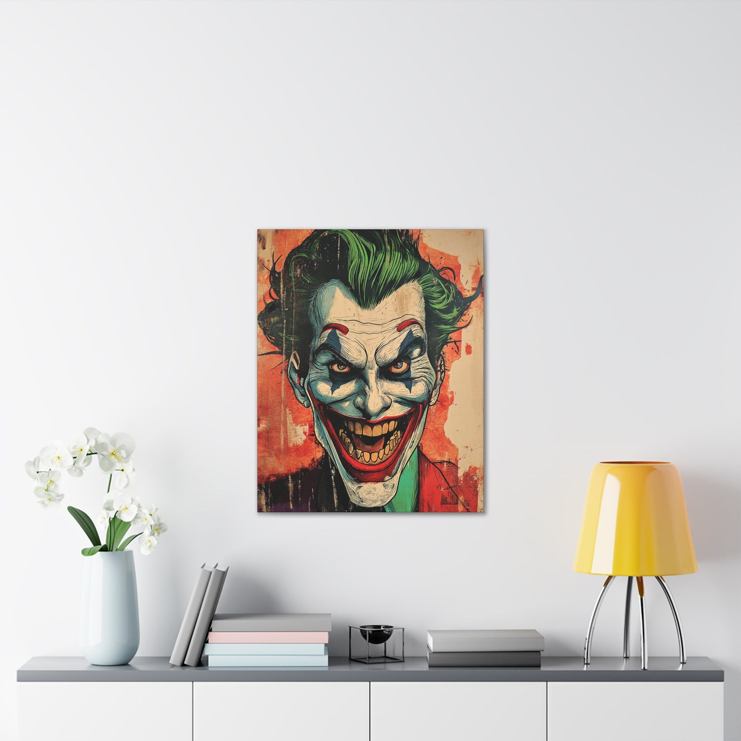 Joker 5 Canvas Stretched, 0.75"