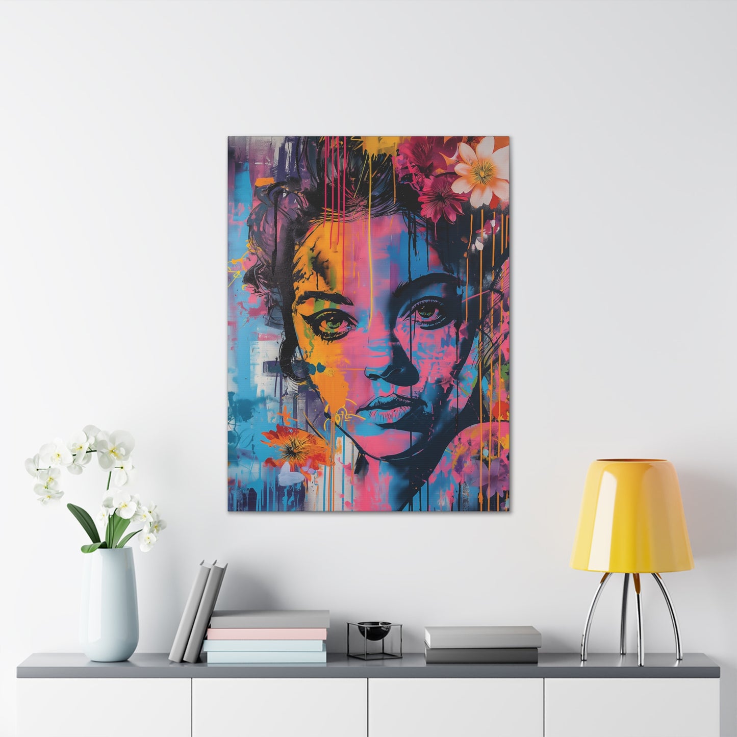 Girl 6 Canvas Stretched, 0.75"
