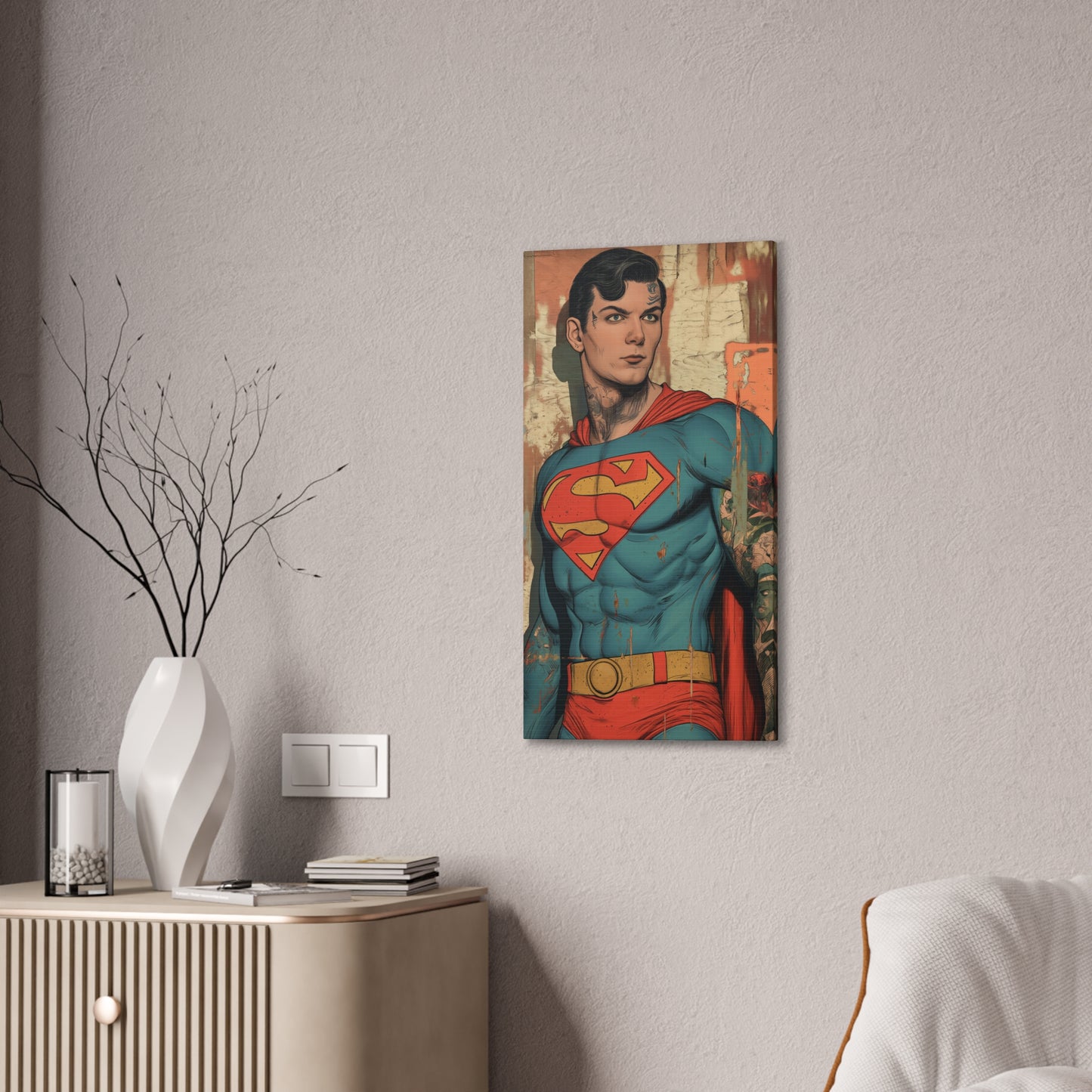 Super 1 Canvas Stretched, 0.75"