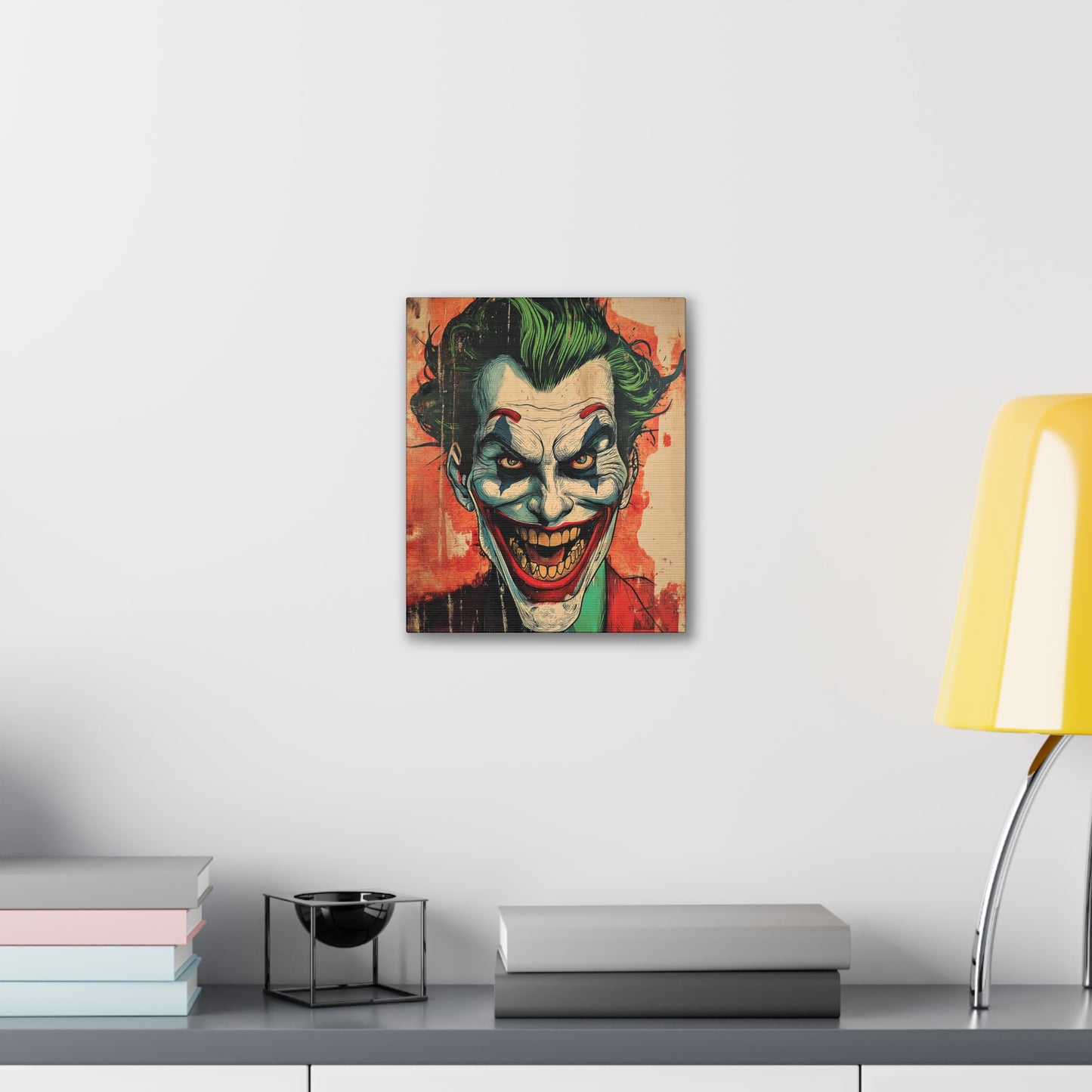Joker 5 Canvas Stretched, 0.75"