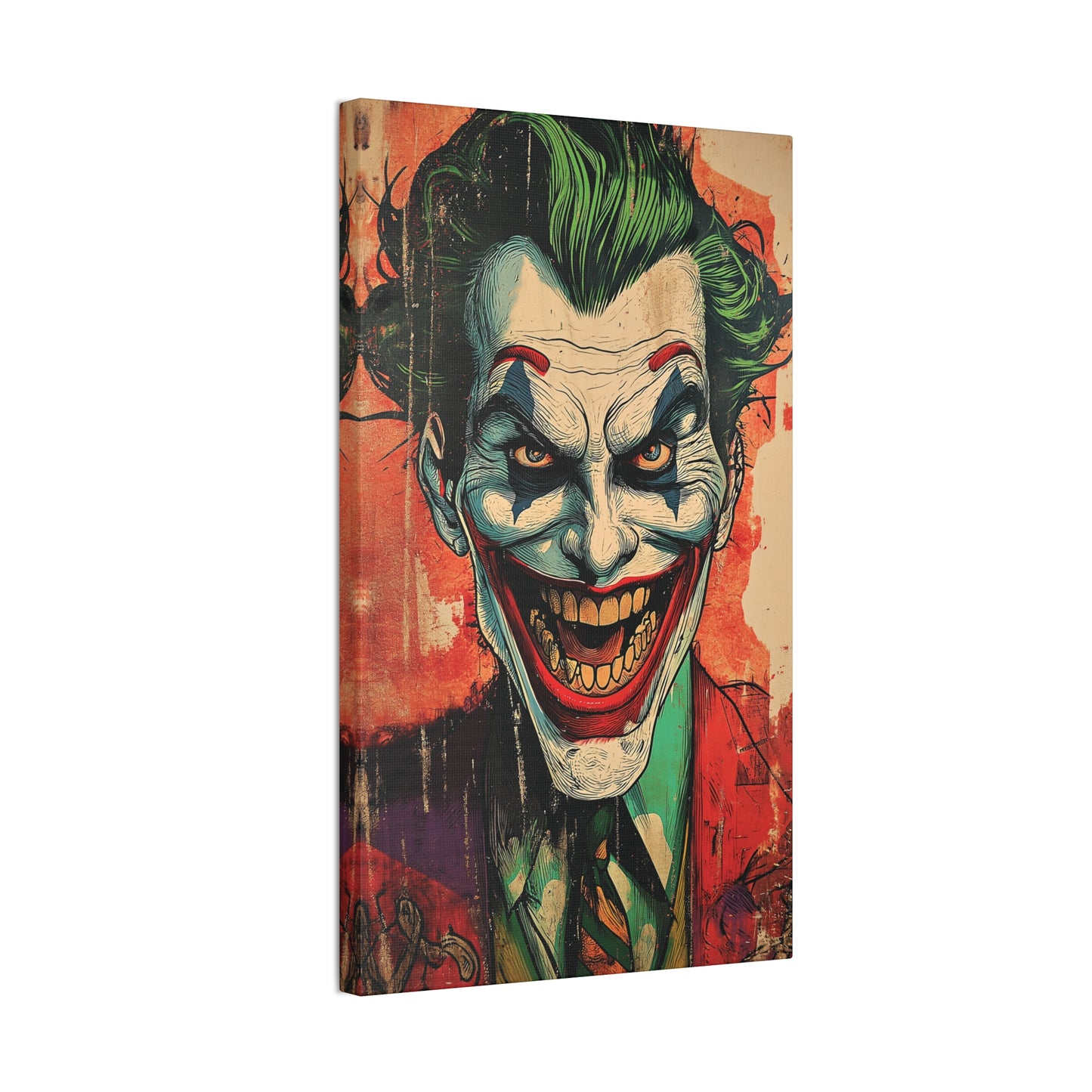 Joker 5 Canvas Stretched, 0.75"
