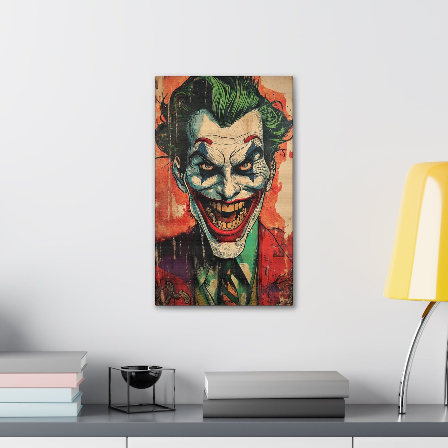 Joker 5 Canvas Stretched, 0.75"