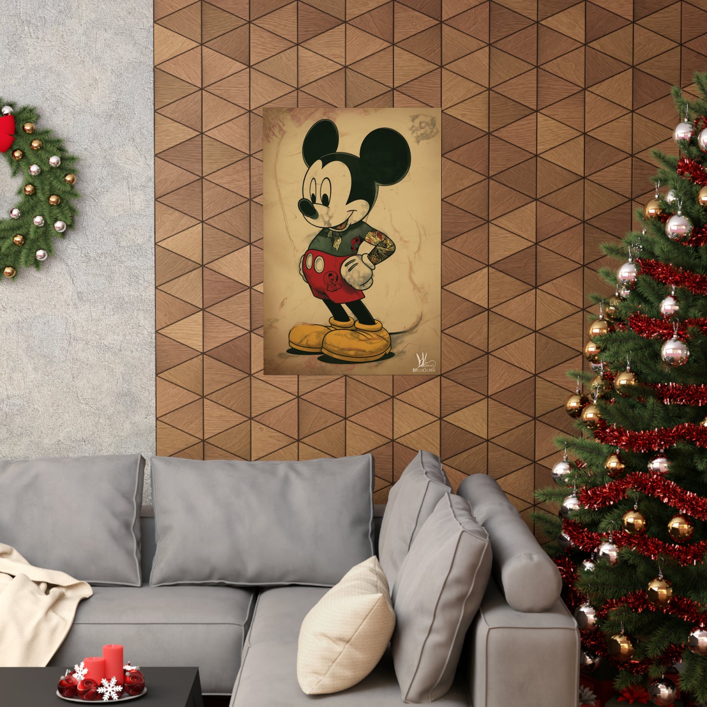 Mick the Mouse 2 Matte Vertical Posters