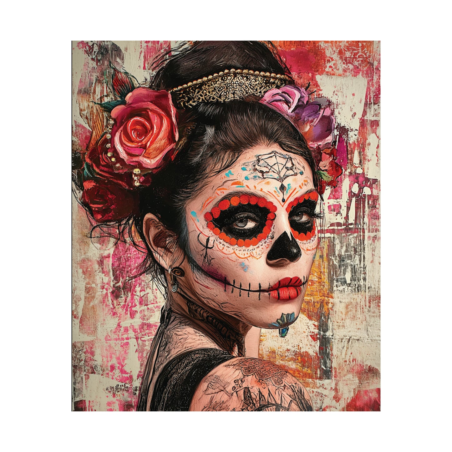 Day of the Dead 1 Matte Vertical Posters