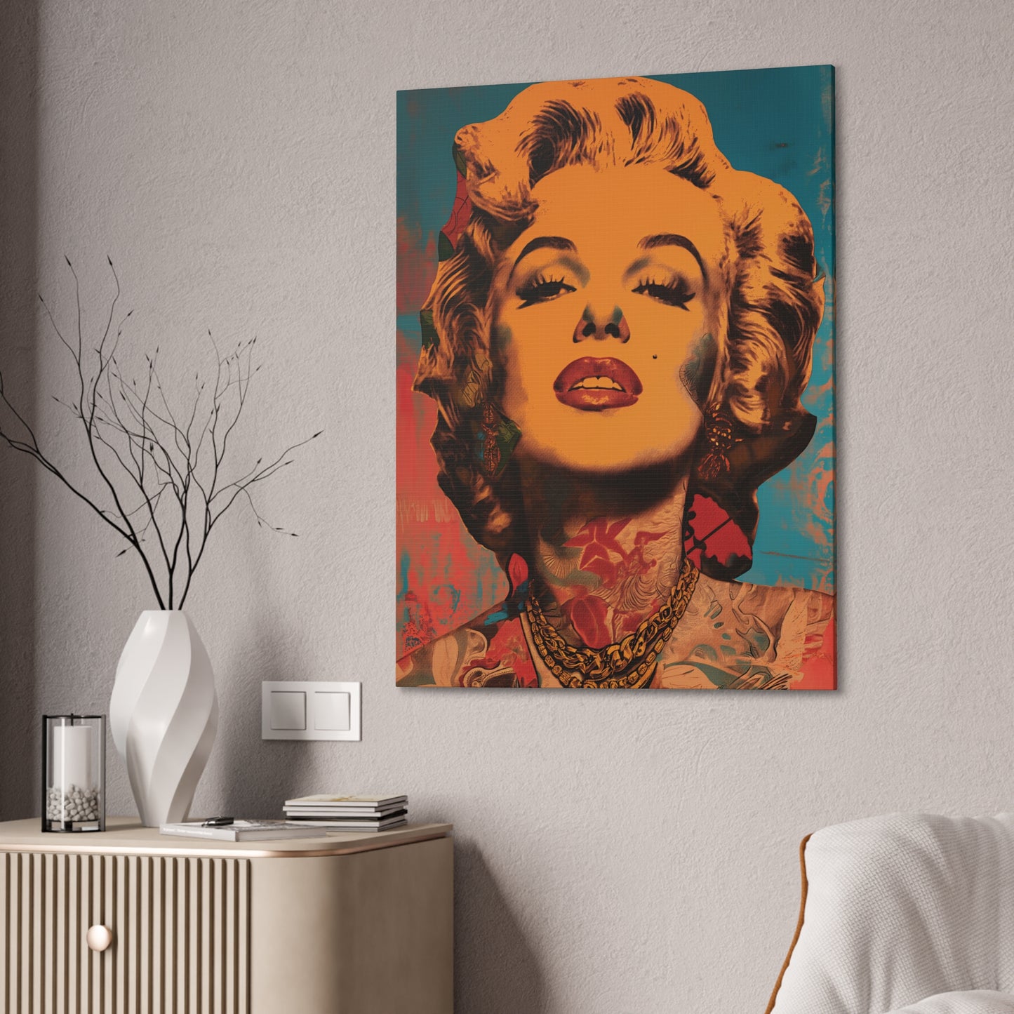 Marilyn 1 Canvas Stretched, 0.75"