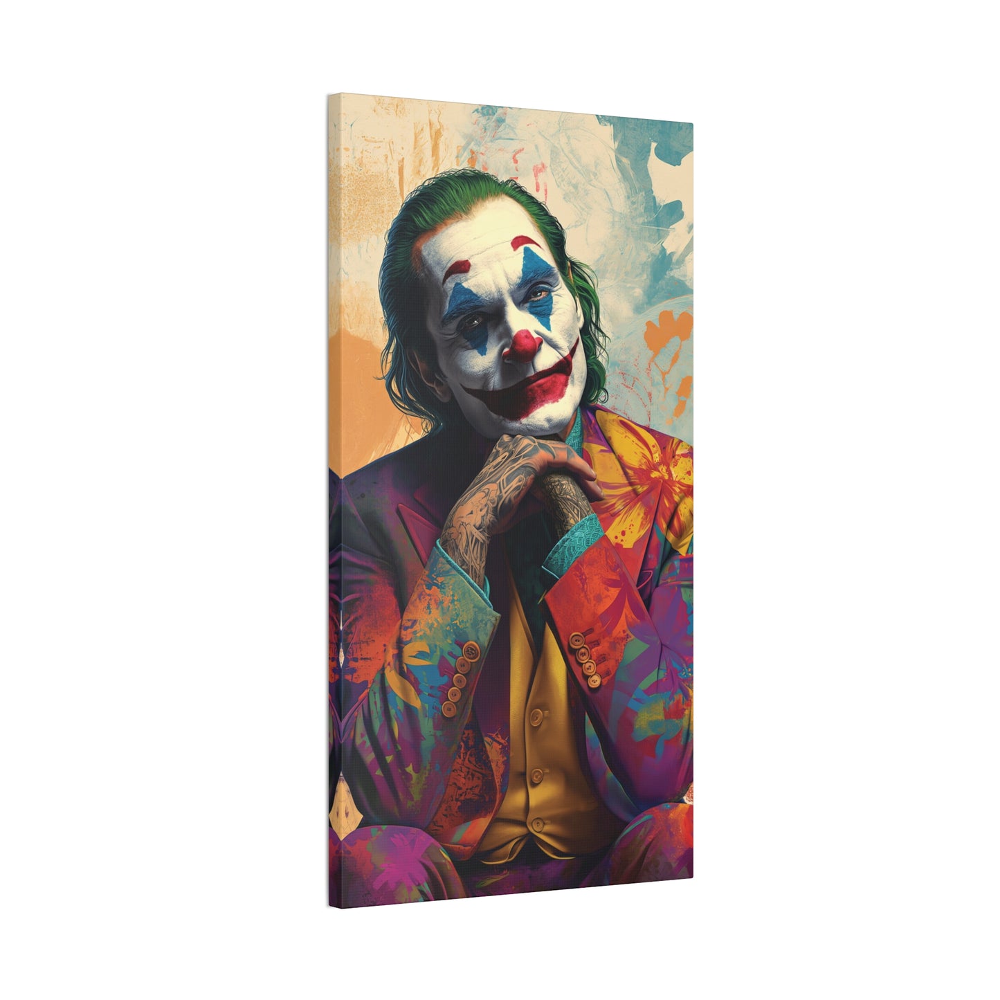 Joker 4 Canvas Stretched, 0.75"