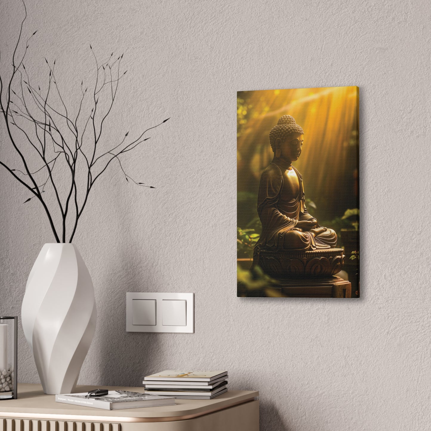 Buddha 26 Canvas Stretched, 0.75"