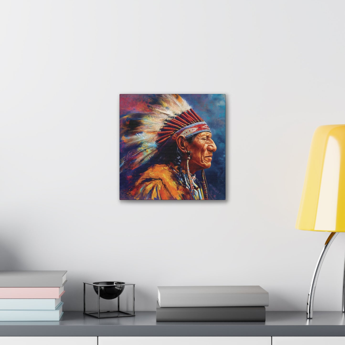 Chief 3 Canvas Stretched, 0.75"
