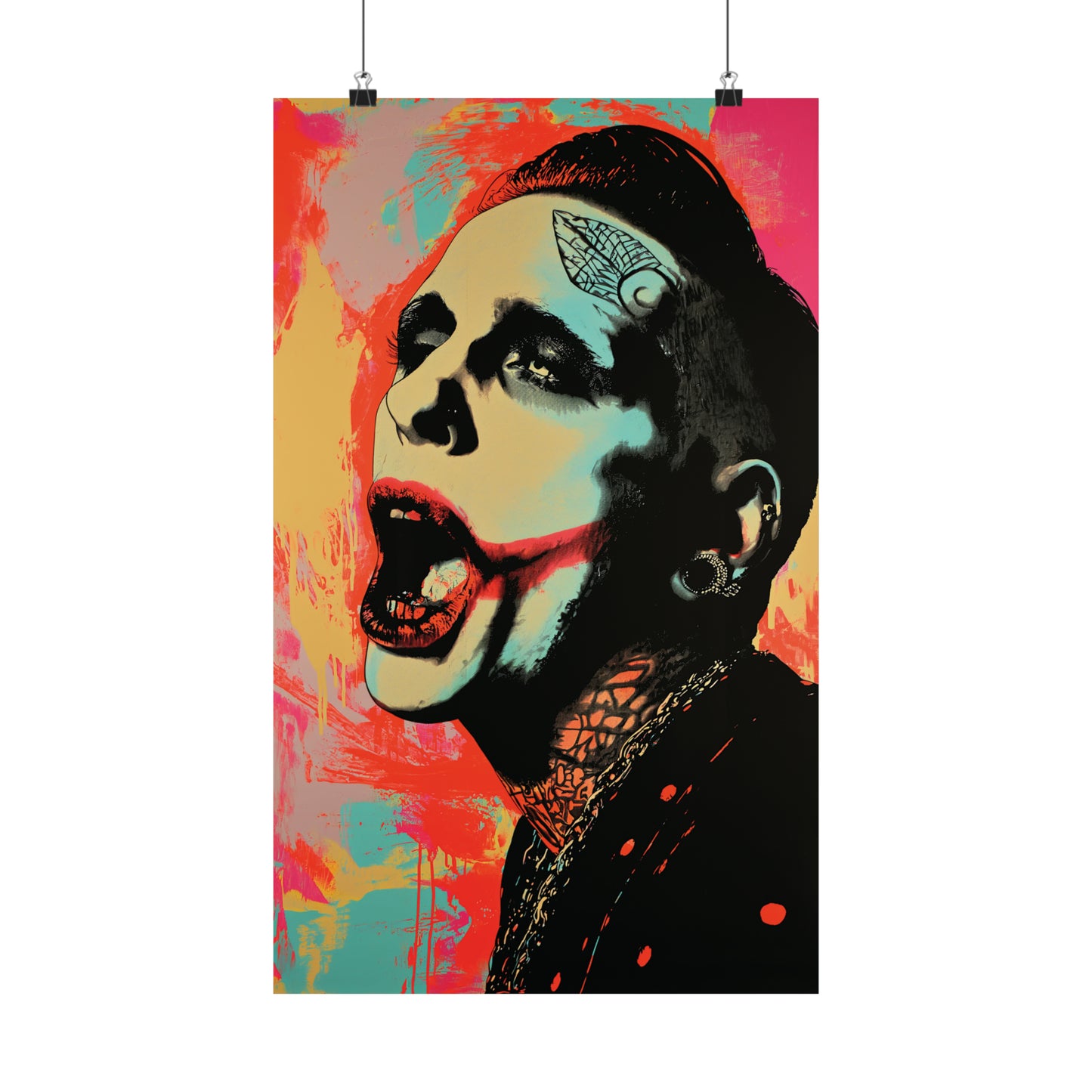 Manson 1 Matte Vertical Posters