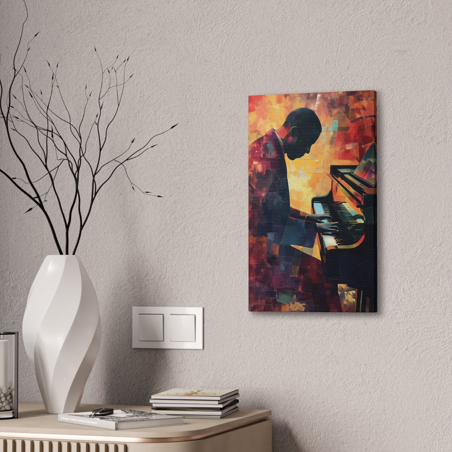 Piano 1 Canvas Stretched, 0.75"