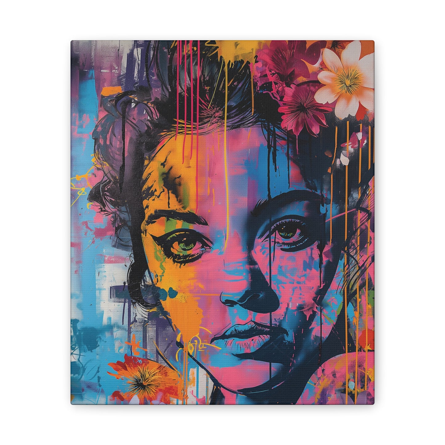 Girl 6 Canvas Stretched, 0.75"