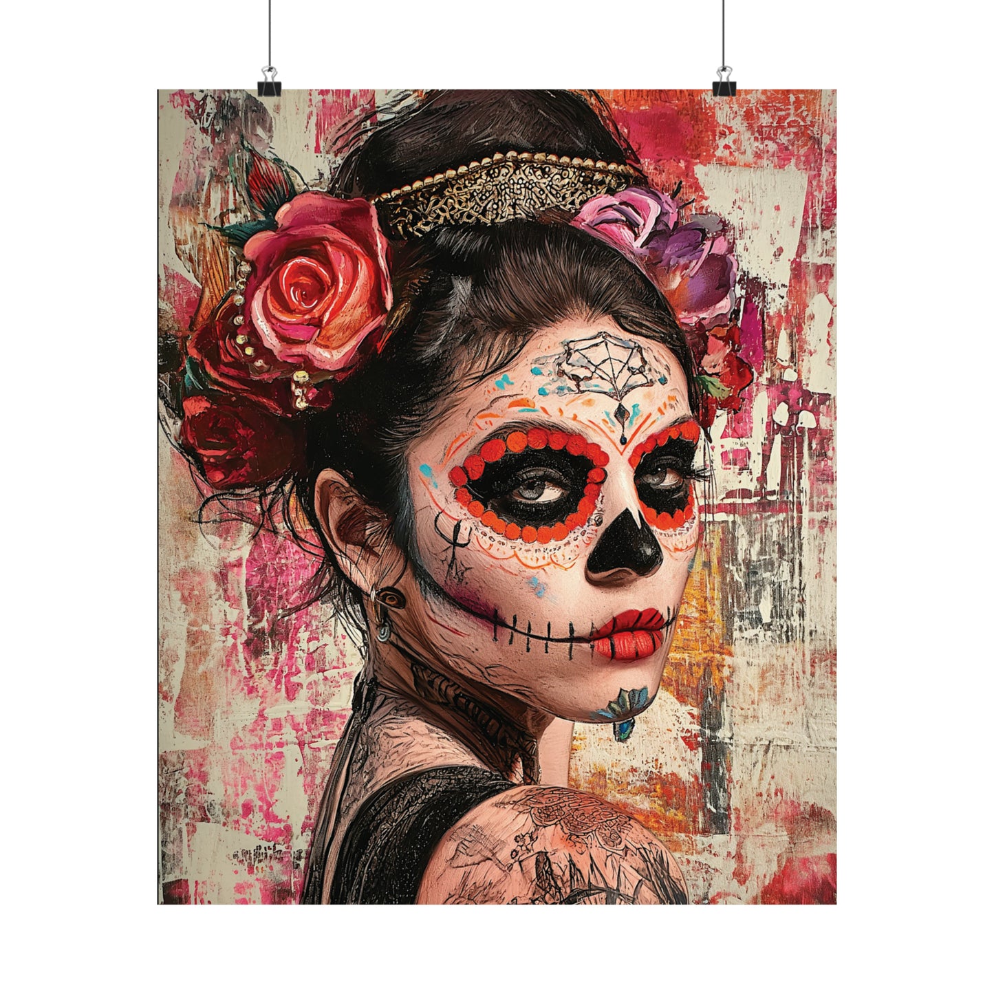 Day of the Dead 1 Matte Vertical Posters
