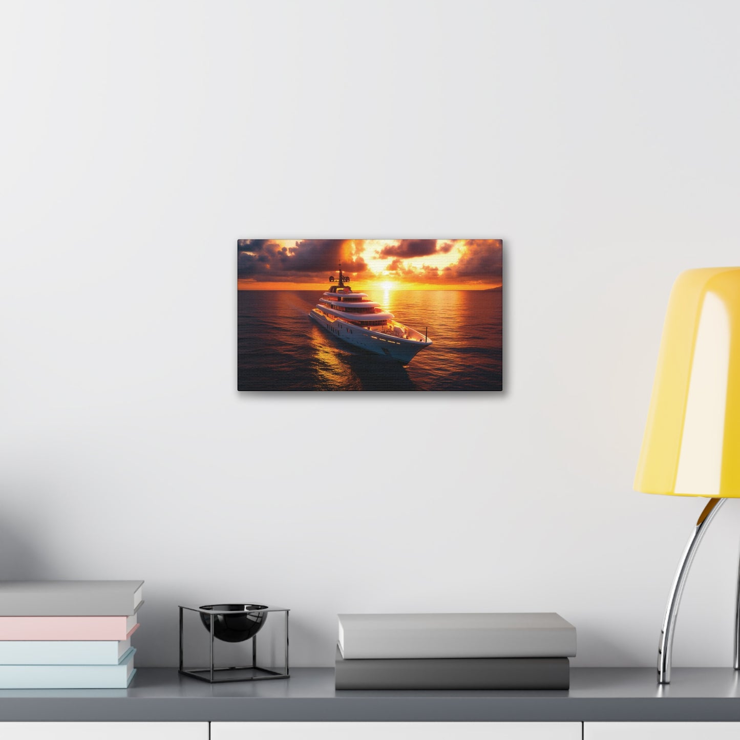 Mega-Yacht Dreams 4 Canvas Stretched, 0.75"