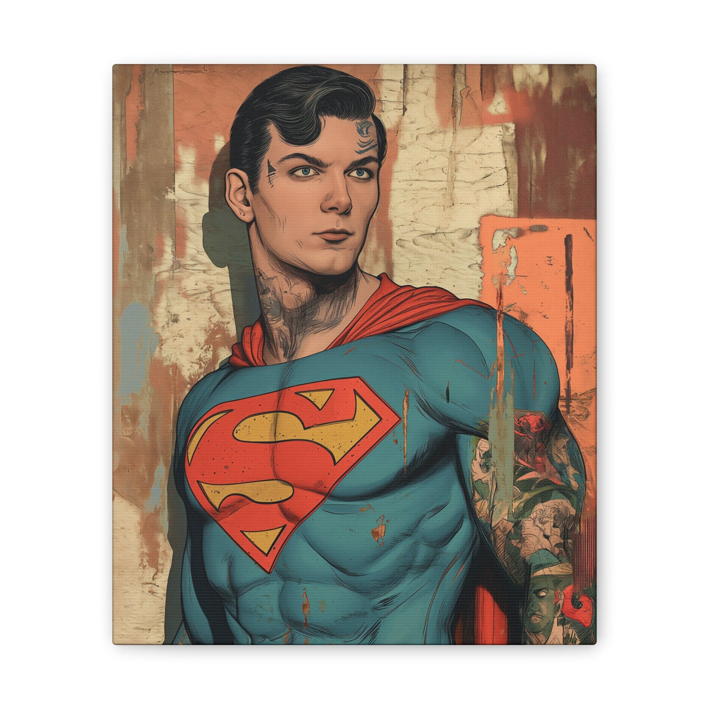 Super 1 Canvas Stretched, 0.75"