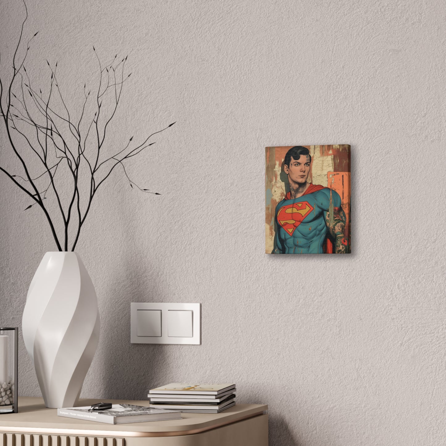 Super 1 Canvas Stretched, 0.75"