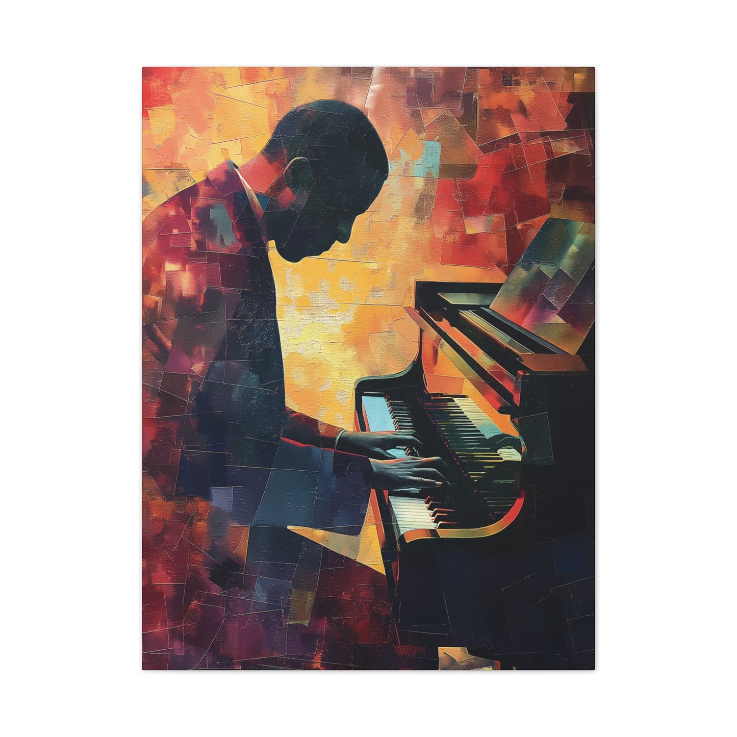 Piano 1 Canvas Stretched, 0.75"