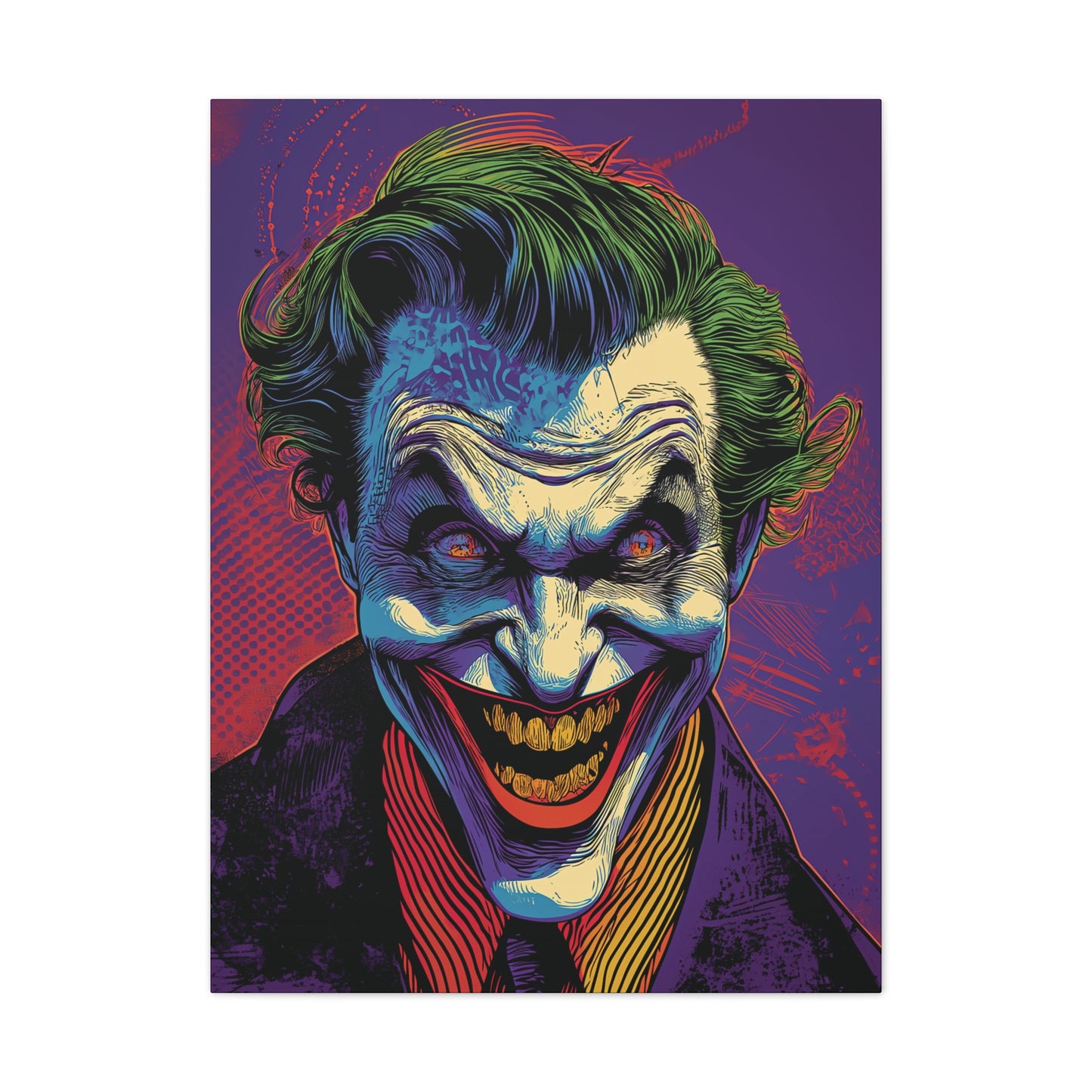 Joker 1 Canvas Stretched, 0.75"
