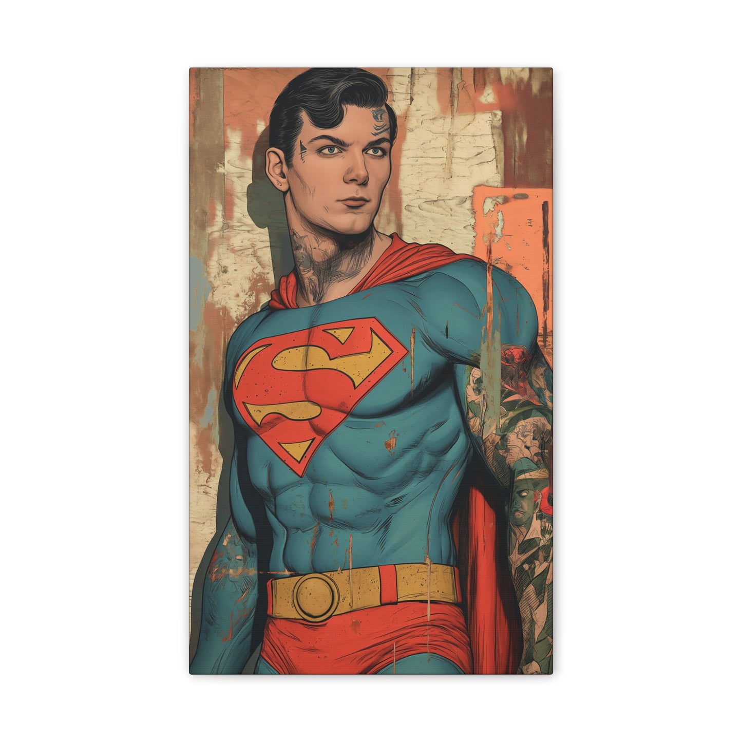 Super 1 Canvas Stretched, 0.75"
