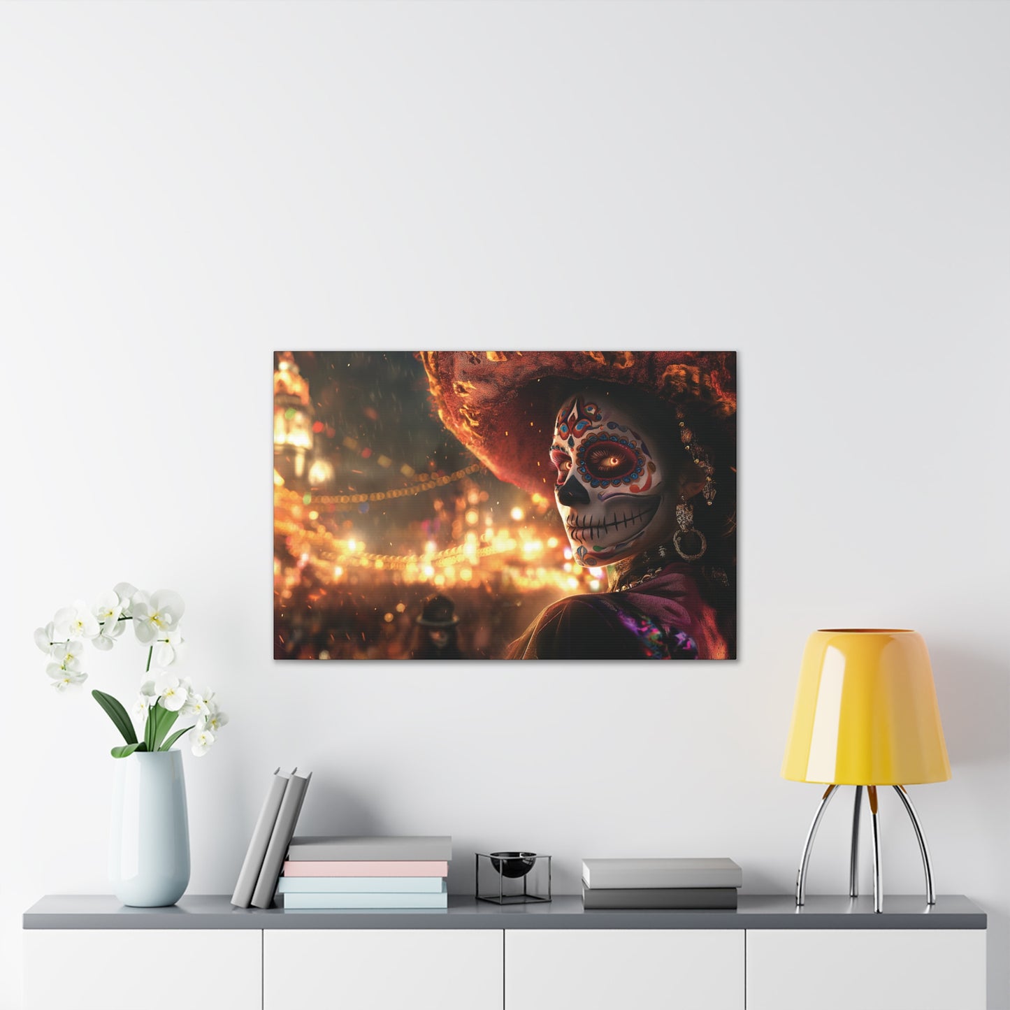 Day of the Dead 14 Canvas Stretched, 0.75"