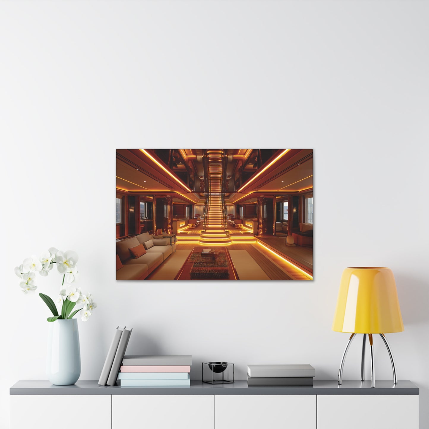 Mega-Yacht Dreams 6 Canvas Stretched, 0.75"