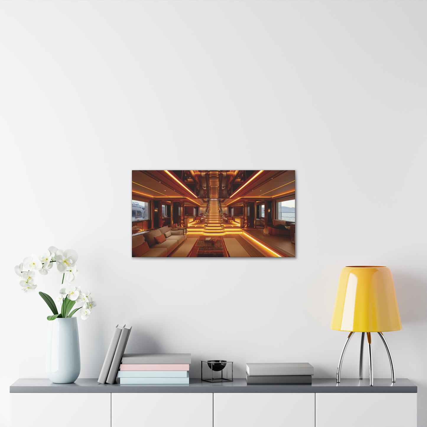 Mega-Yacht Dreams 6 Canvas Stretched, 0.75"