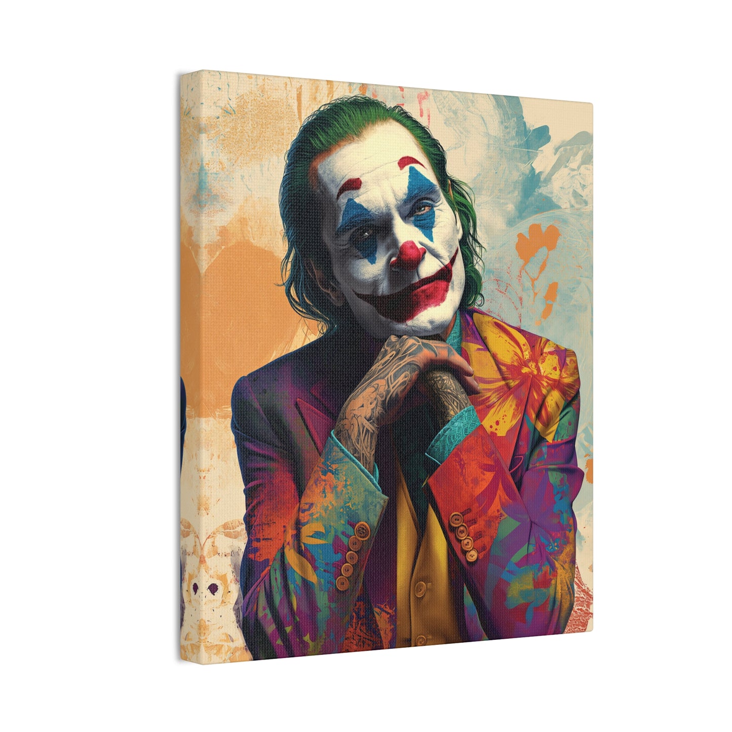 Joker 4 Canvas Stretched, 0.75"