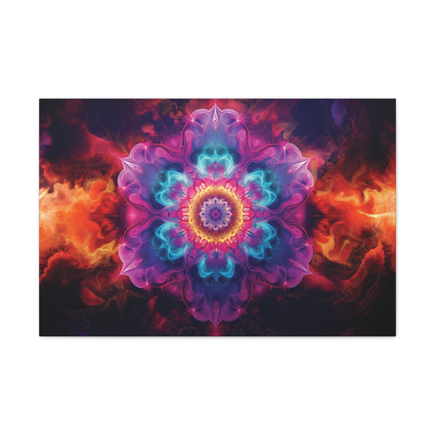 Deep Mandala 1 Canvas Stretched, 0.75"