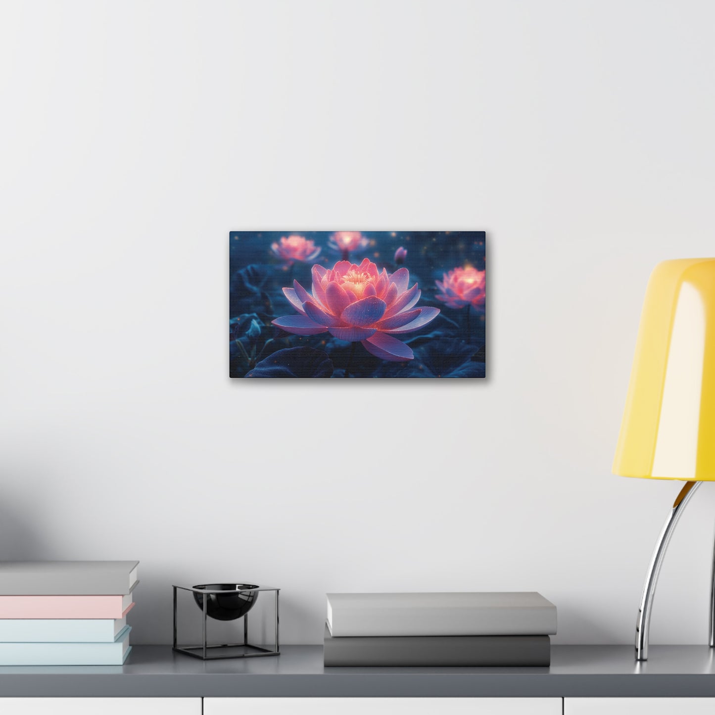 Lotus Flower 1 Canvas Stretched, 0.75"