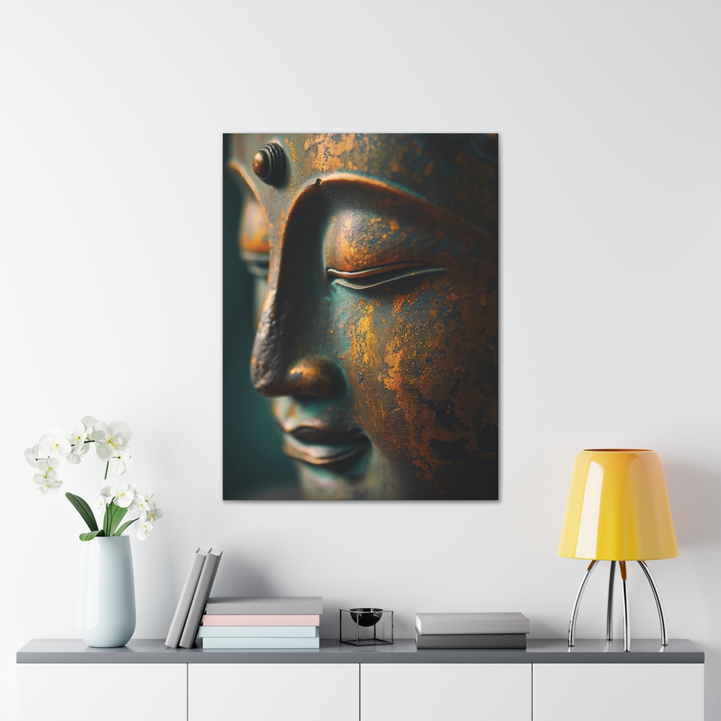 Buddha 22 Canvas Stretched, 0.75"