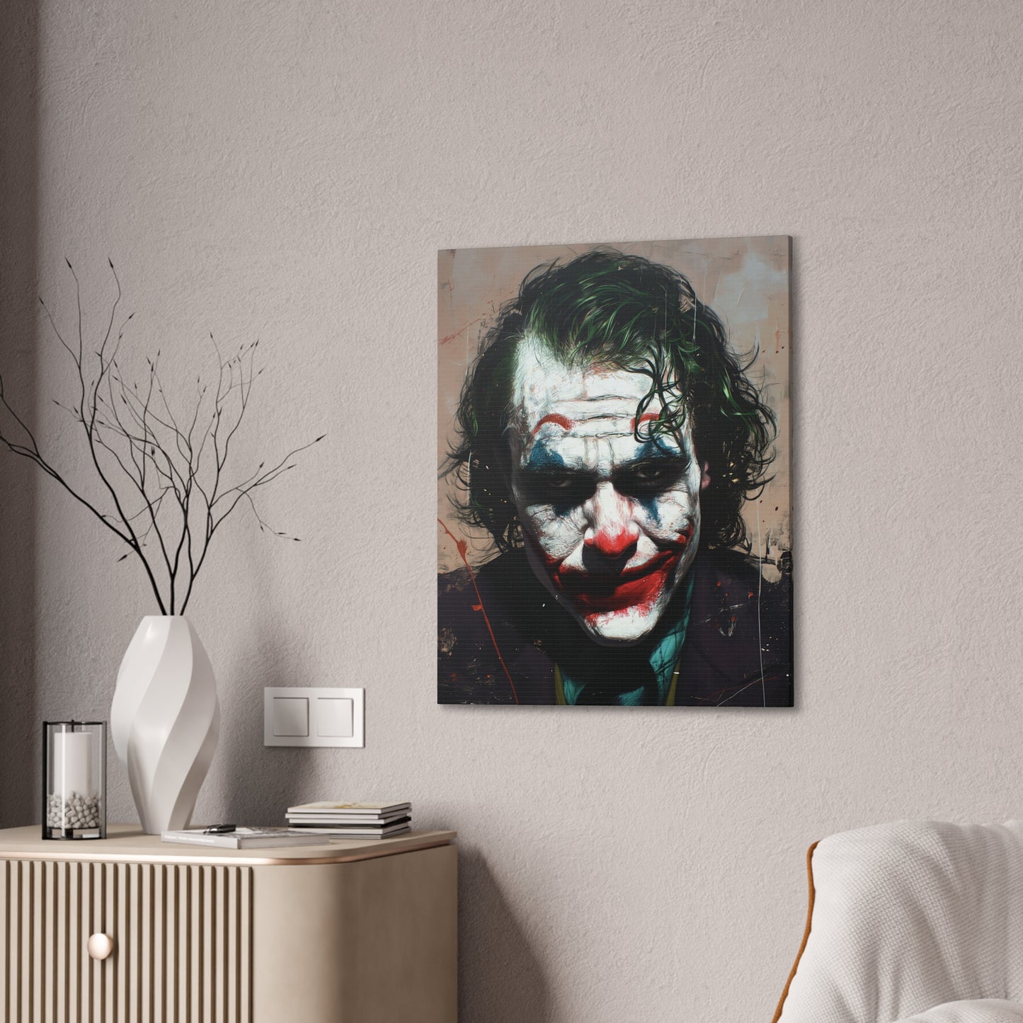 Joker 2 Canvas Stretched, 0.75"