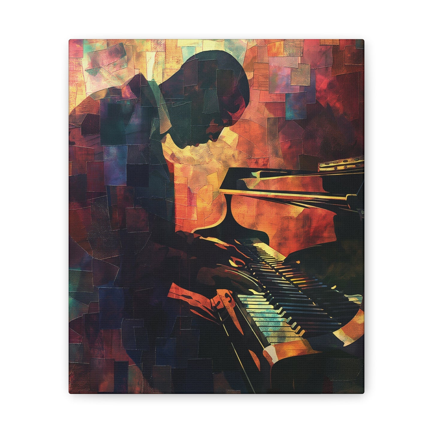 Piano 2 Canvas Stretched, 0.75"