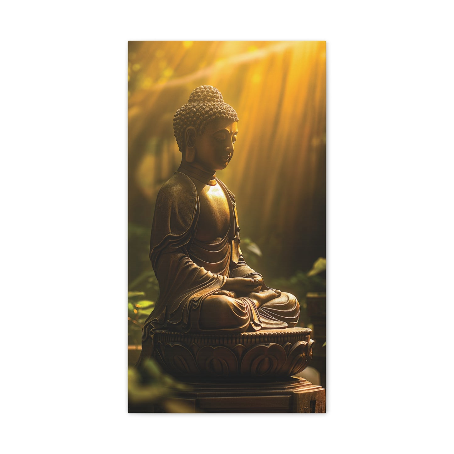 Buddha 26 Canvas Stretched, 0.75"