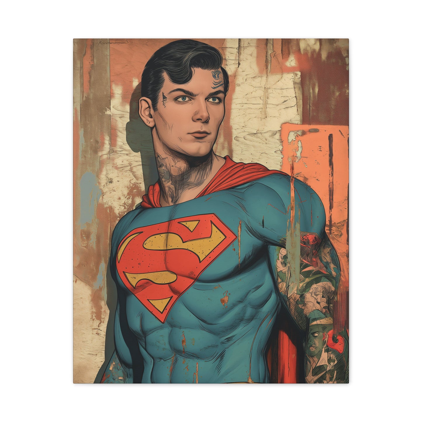 Super 1 Canvas Stretched, 0.75"