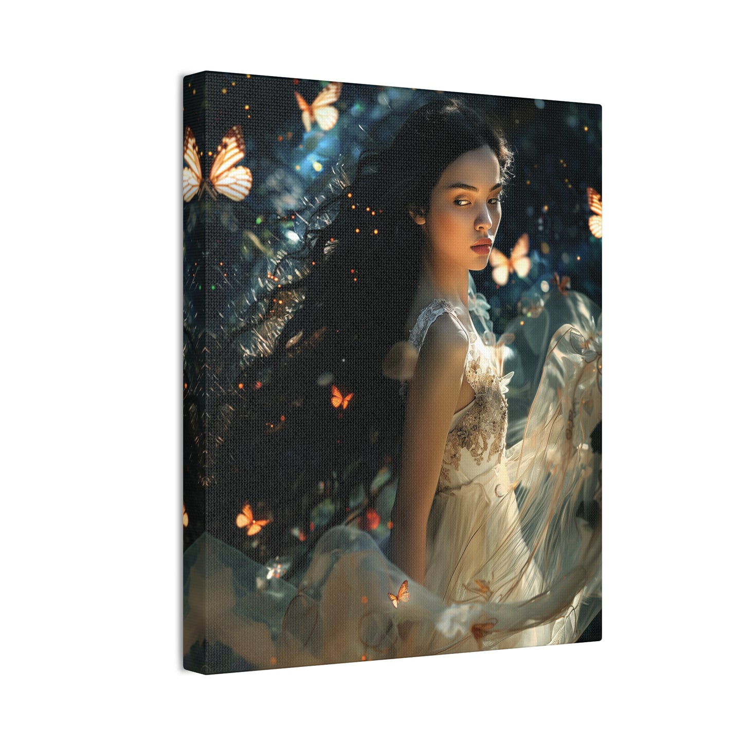 Butterfly Goddess 2 Canvas Stretched, 0.75"