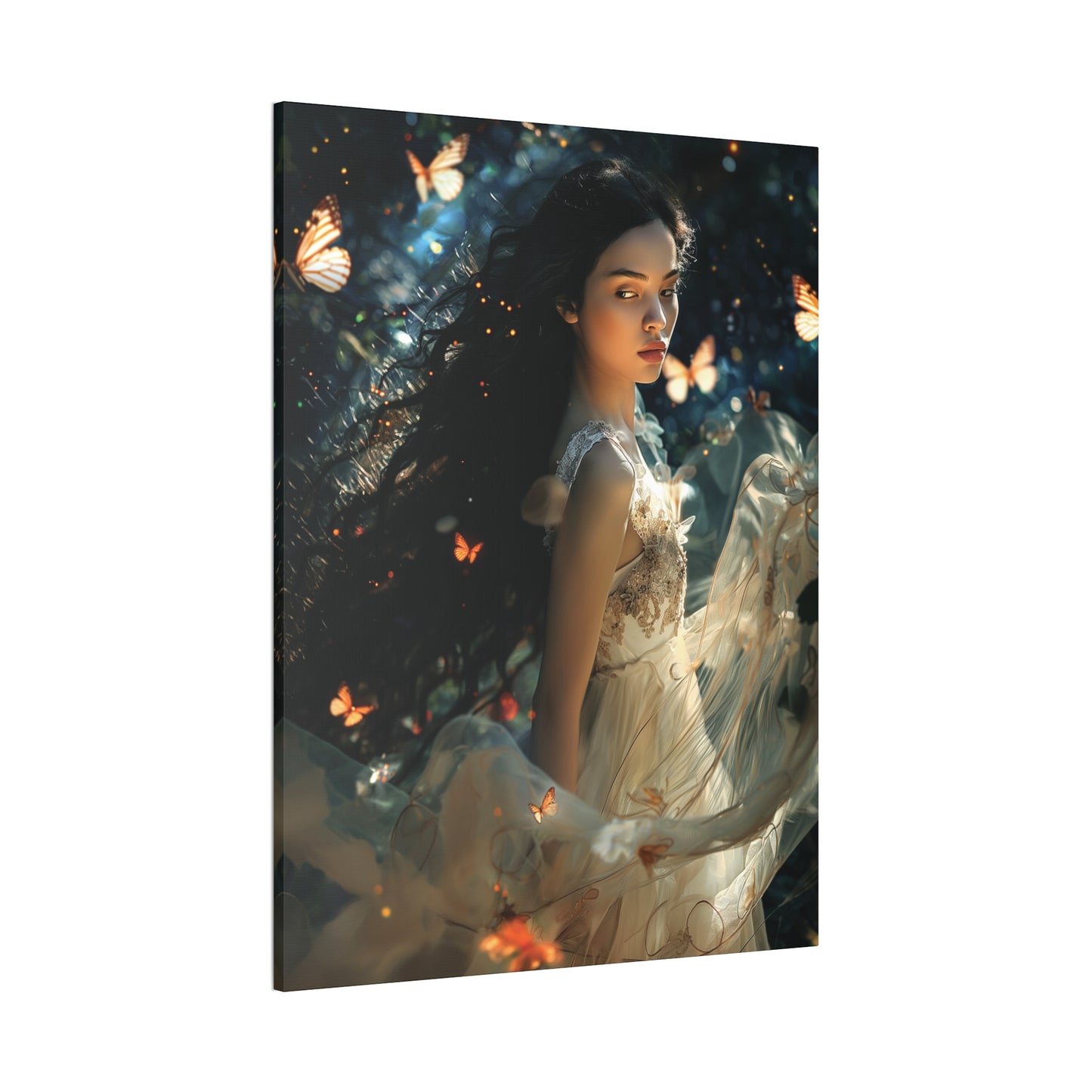 Butterfly Goddess 2 Canvas Stretched, 0.75"