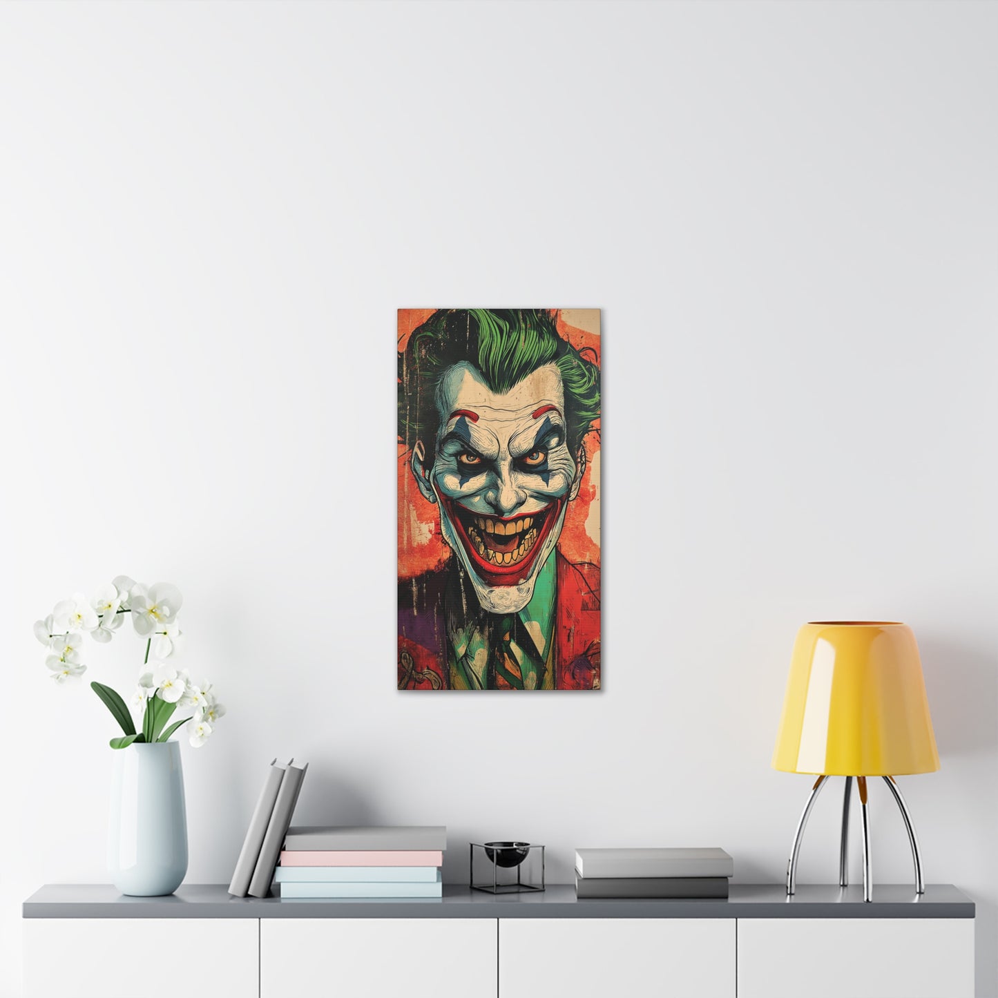 Joker 5 Canvas Stretched, 0.75"