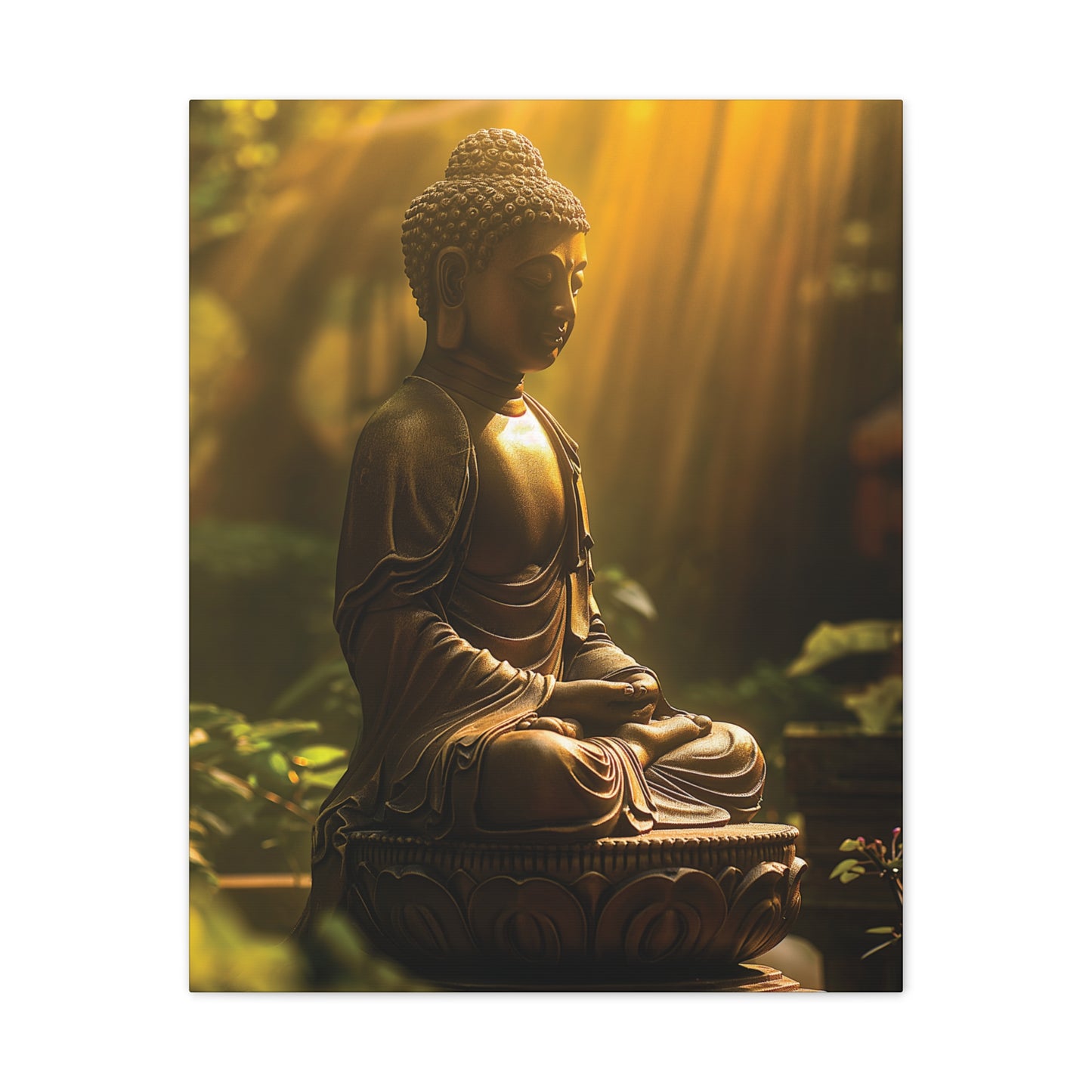 Buddha 26 Canvas Stretched, 0.75"
