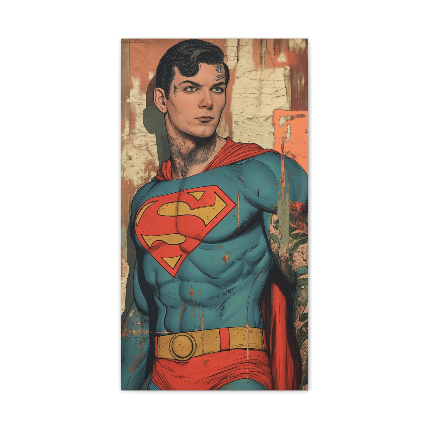 Super 1 Canvas Stretched, 0.75"