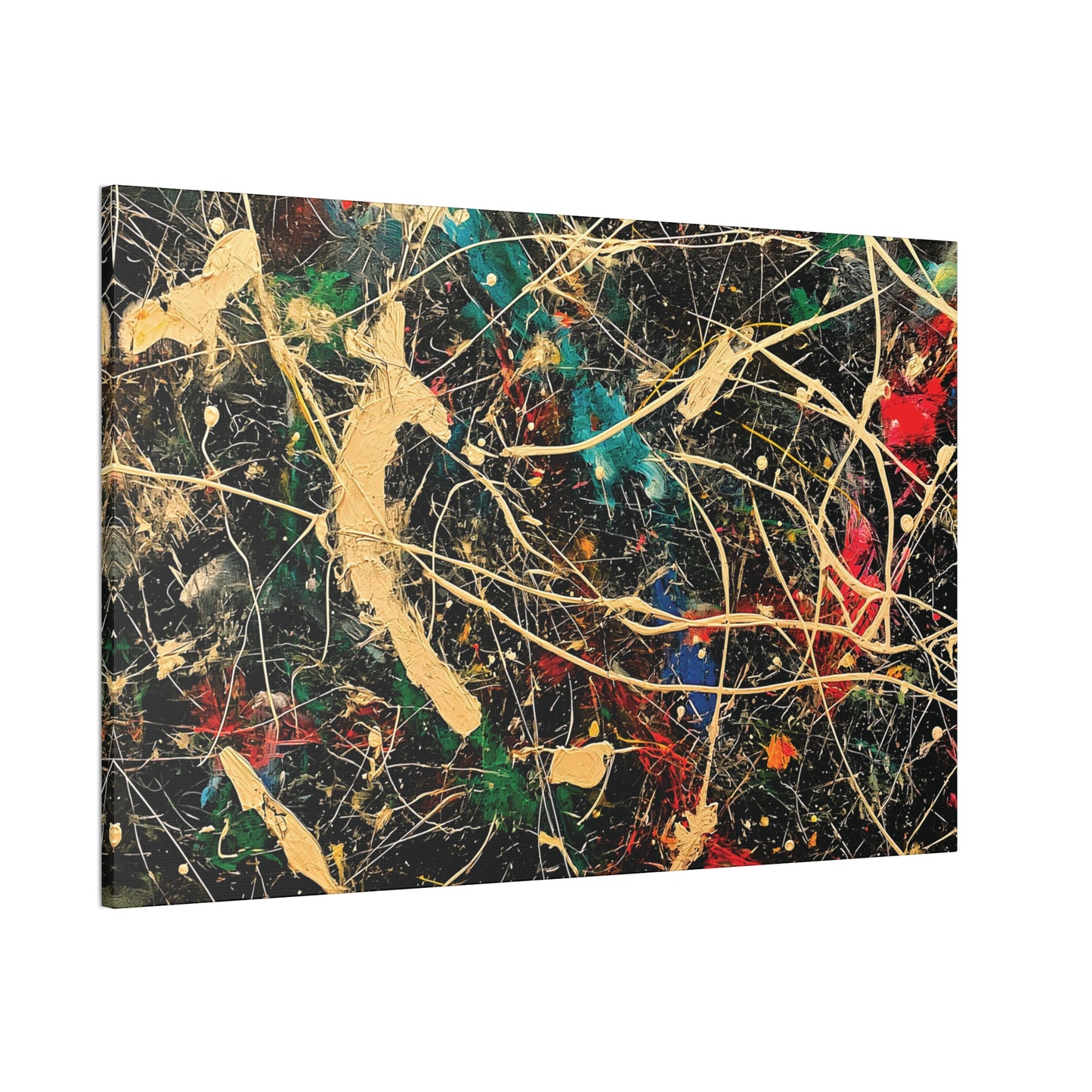 Jack C Poll 9 Canvas Stretched, 0.75"