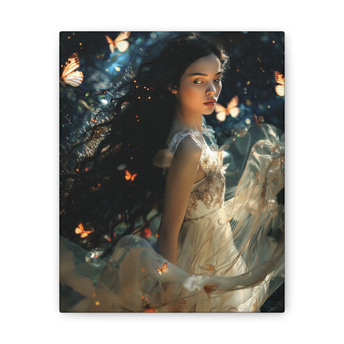 Butterfly Goddess 2 Canvas Stretched, 0.75"