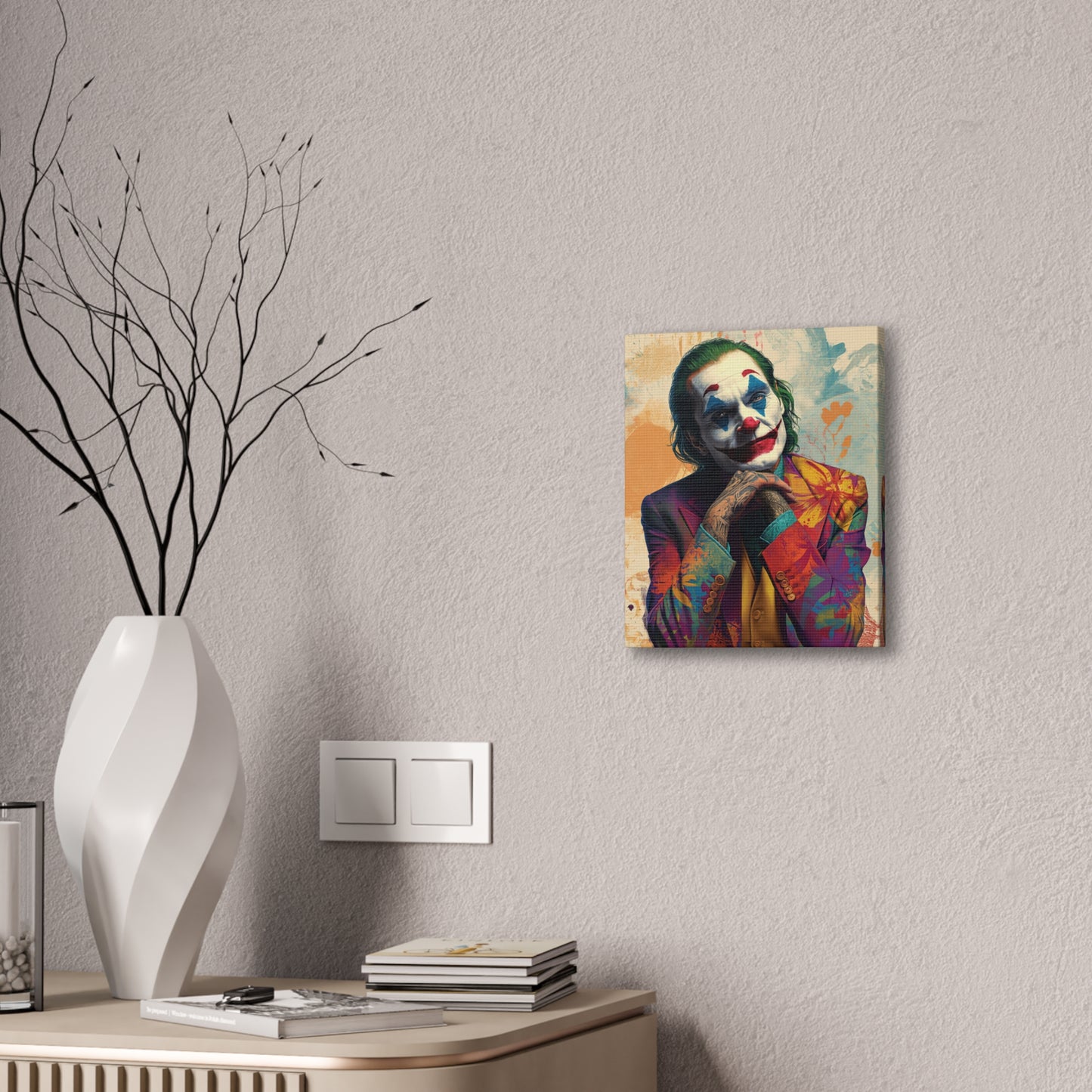 Joker 4 Canvas Stretched, 0.75"