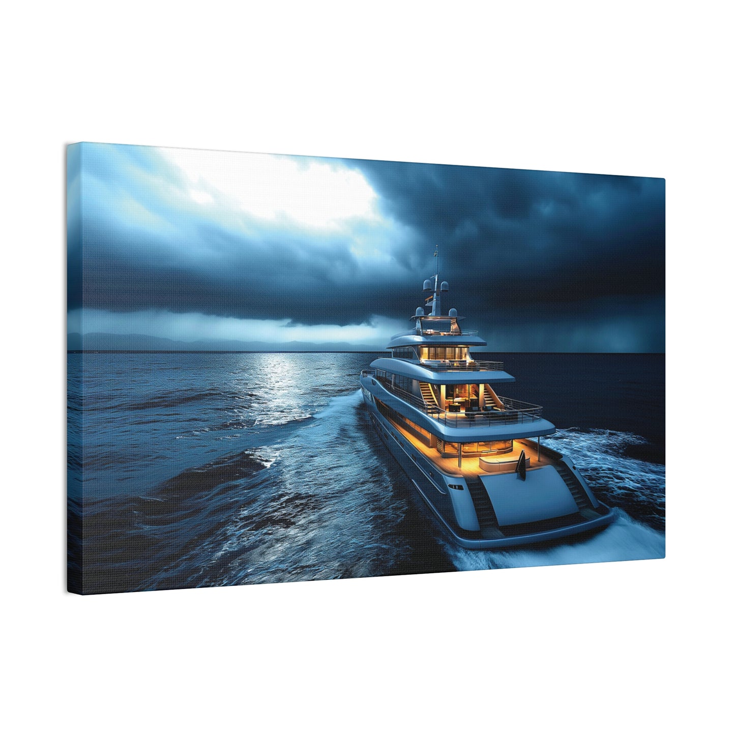 Mega-Yacht Dreams 2 Canvas Stretched, 0.75"