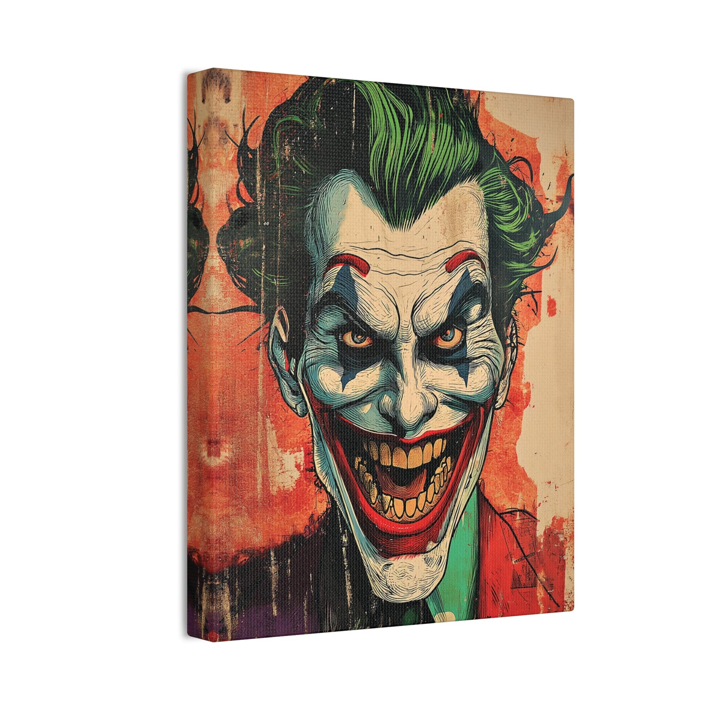 Joker 5 Canvas Stretched, 0.75"
