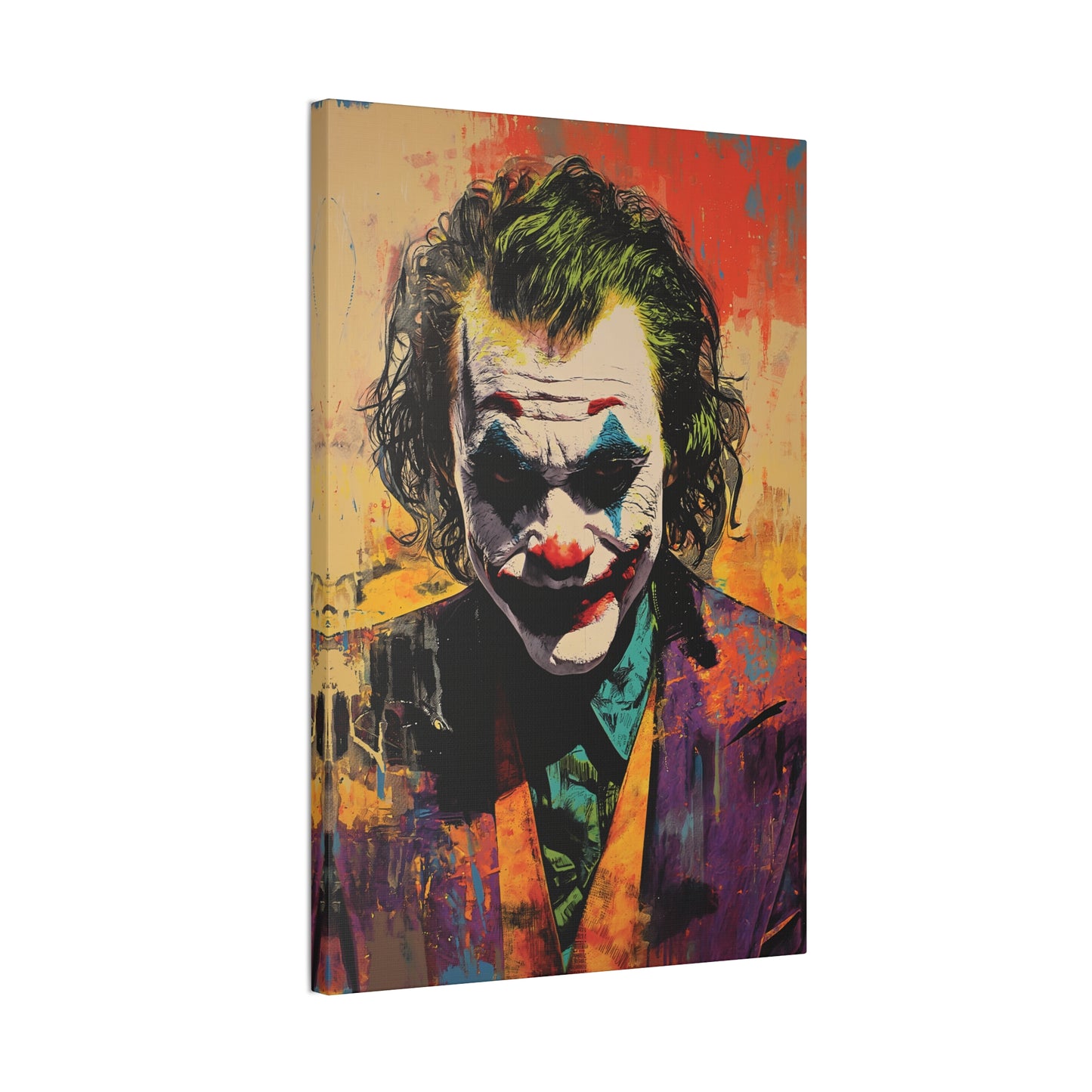 Joker 1 Canvas Stretched, 0.75"